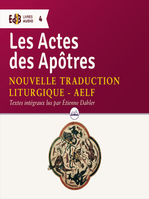 cover image of Les Actes des Apôtres